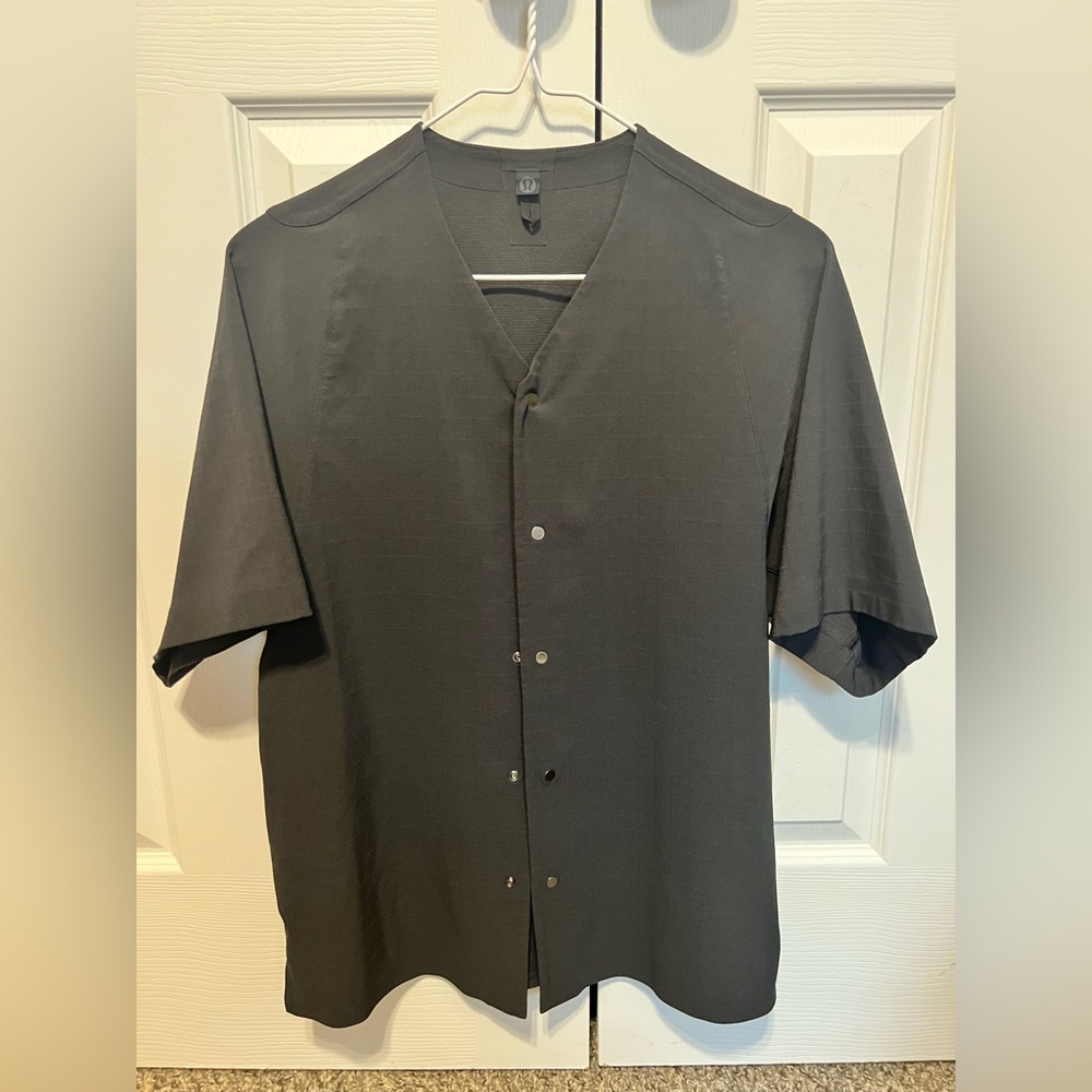 lululemon athletica Black Casual Button Down Shirt